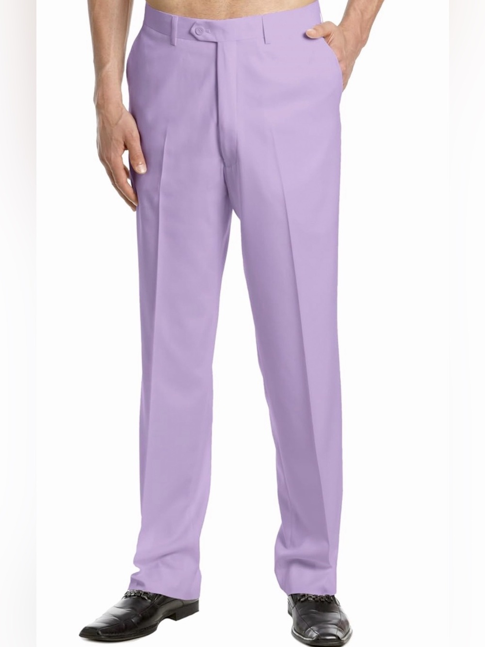Men's Lavender Dress Pants - Classic Tailored Fit